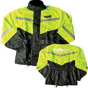 Fly racing 2 piece rain suit black hi-viz yellow size small