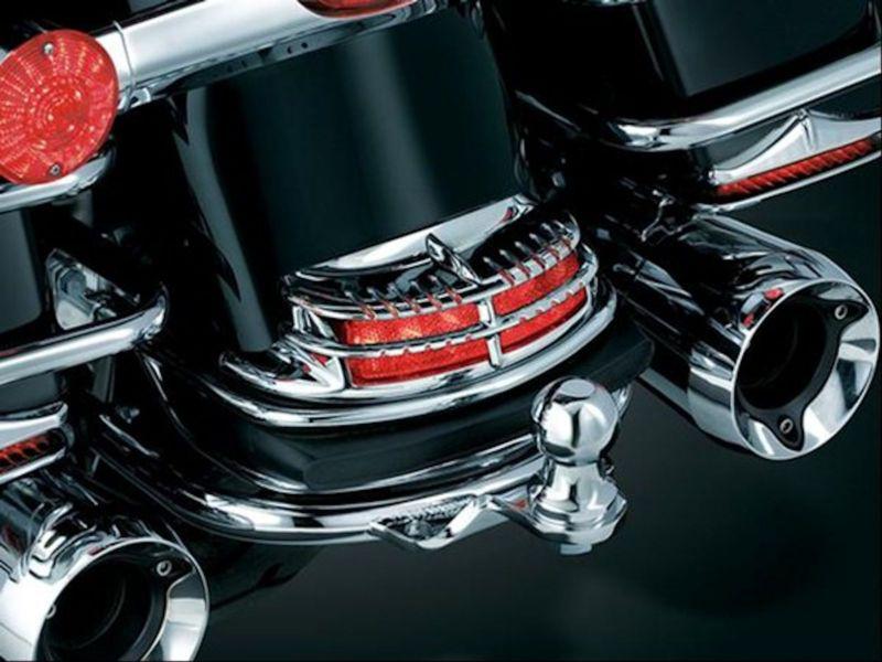 Kuryakyn rear fender tip lens grill 8621 09 - 12 h-d electra glide