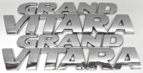 Suzuki grand vitara side fender emblems nameplate pair