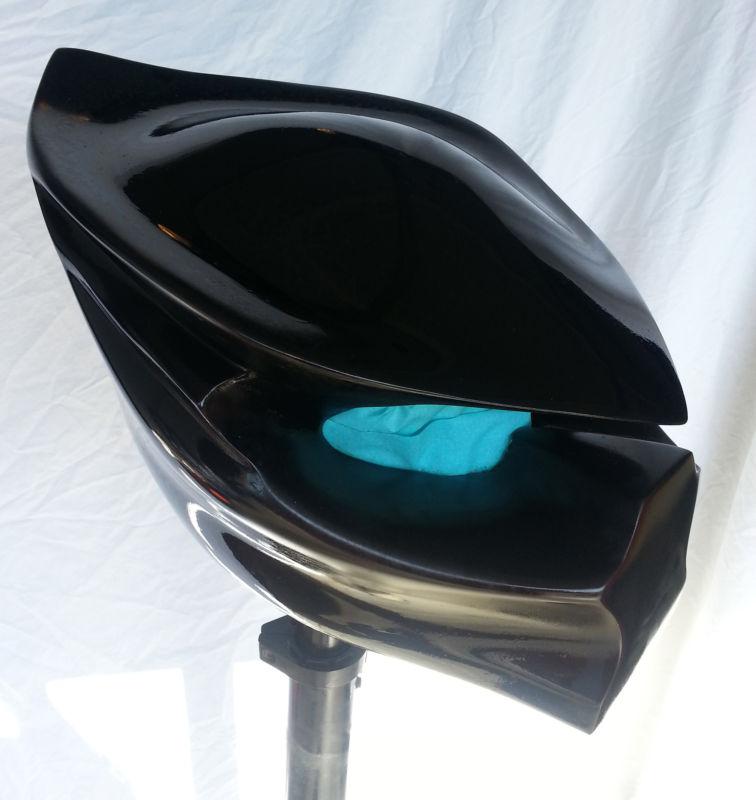 predator motorcycle helmet/blue grey look airbrushing, US $690.00, image 2