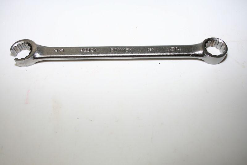 Bonney 23324 3/4 inch line flare nut wrench engraved little or no use