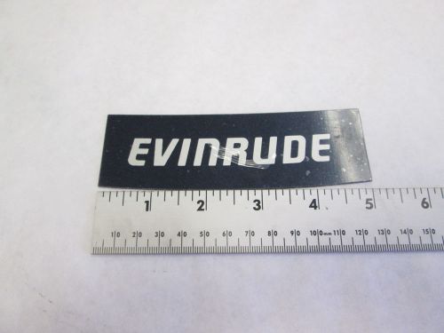 210342 0210342 front plate applique decal evinrude 9.9-15hp