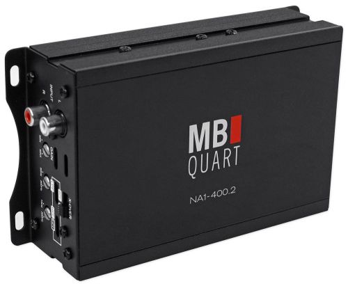 Mb quart na1-400.2 400 watt rms 2-channel marine boat atv compact amplifier amp