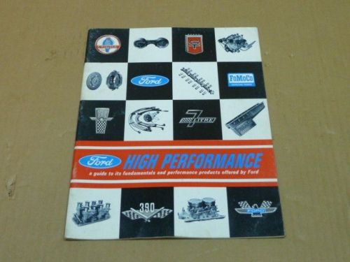 1966 ford high performance fundamentals &amp; parts guide shelby cobra 427 350 gt