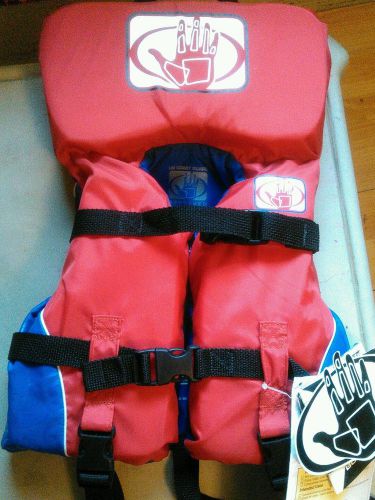 New body glove wetsuit infant life jacket red/blue under 30 lbs