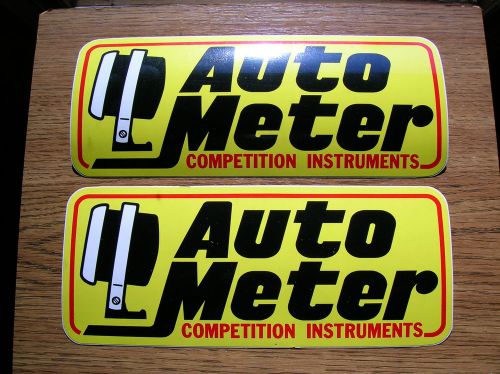 Vintage autometer stickers nhra nascar contingency nostalgia drags