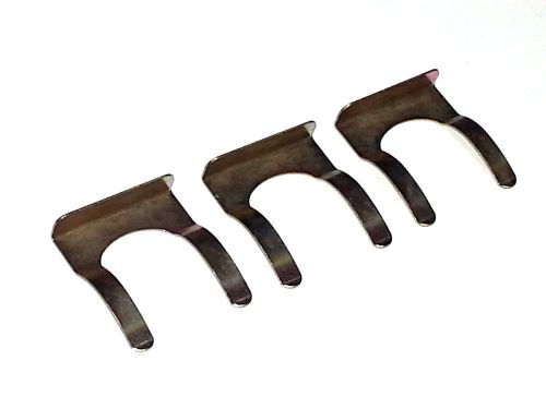 65-90 mopar chrysler dodge plymouth door trunk lock cylinder retainer clips 3pcs