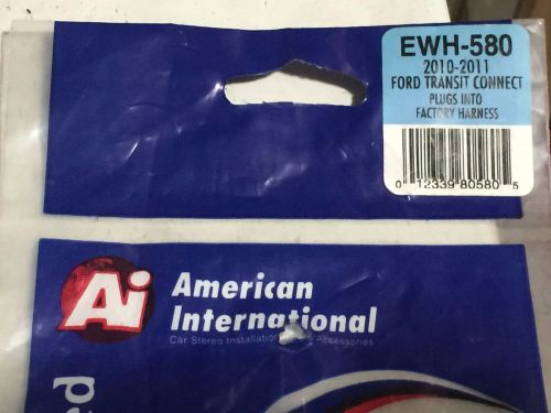 Ford transit car stereo wiring harness wire aftermarket radio install  ewh580 ai