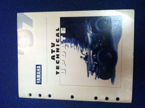 Oem yamaha 1997 atv technical update manual