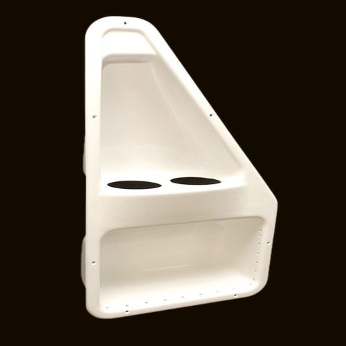Harris 647-39947 white hatch boat storage box compartment (single)