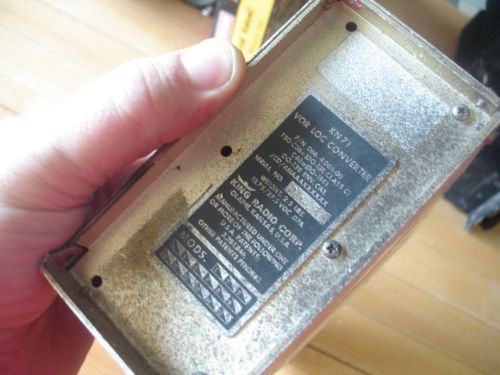 King kn70 kn 71 glideslope reciever vor/loc converter - $1