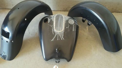 New harley davidson road king oem front and rear fender and gas tank metal flhri