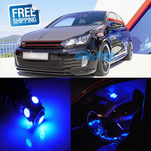 Purchase 15Pcs Blue LED Interior Light Package kit For Volkswagen MK6