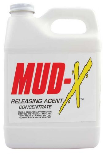 Mud-x concentrate release agent prevents mud dirt oil rubber ump imca wissota