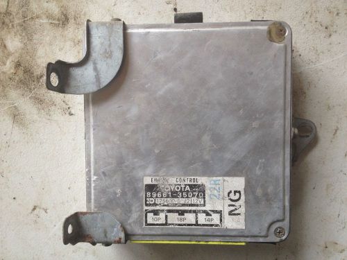 86 87 88toyota 22re 4x4 engine control computer ecu pcm ecm m/t  pickup