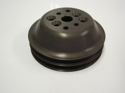 5.375" 3/3 rib serpentine water pump pulley race nascar cv products 060915-23