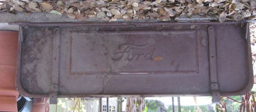 Vintage 1930-40’s ford truck tailgate raised script letters