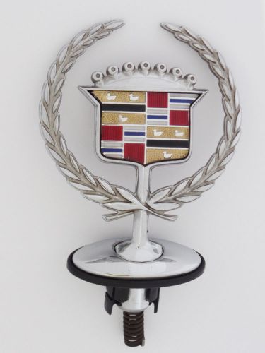 2000-2005 cadillac deville dts dhs hood ornament emblem oem