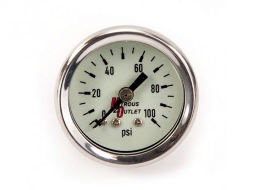 Nitrous outlet 00-63004 0-100psi fuel pressure gauge