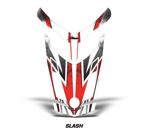 Ski doo rev xr gsx summit sled sticker decal hood graphic kit 2013 slash - red