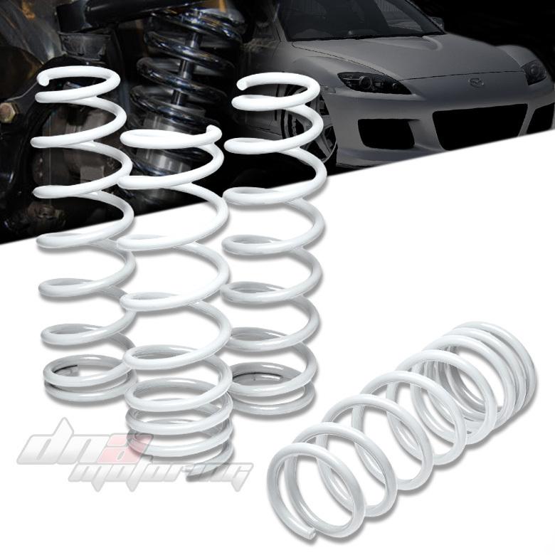 Mazda rx8 rx-8 1.75"drop suspension white lowering spring/springs 250f/220r lb