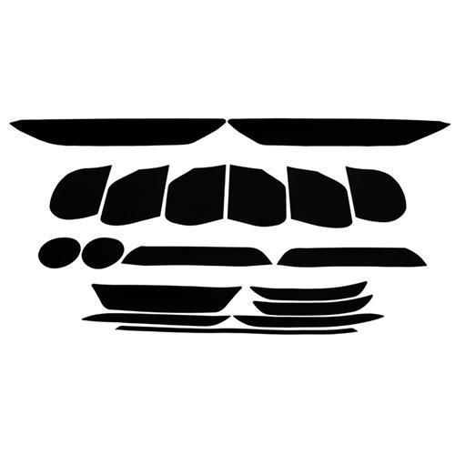 2015-16 ford mustang anchor room smoked tint kit coupe - s550 free shipping!