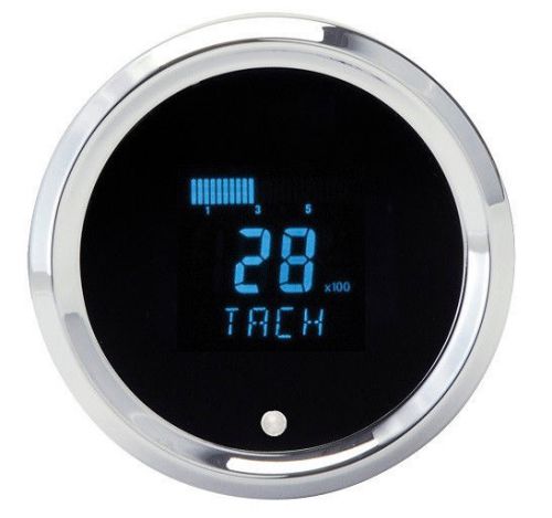 Dakota digital solarix universal round performance tachometer gauge slx-02-1 new
