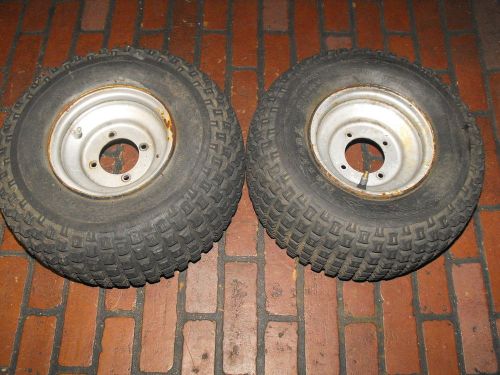 85-88 yamaha moto 4 80 badger front wheels rims tires