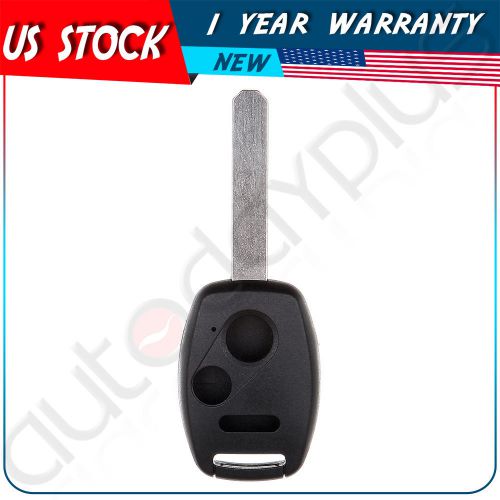 For honda 3 buttons keyless entry case replacement remote key fob shell no chip