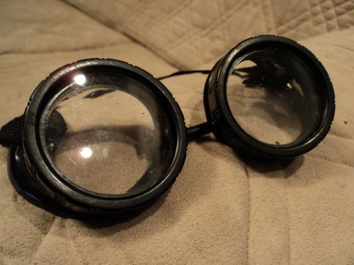 Vintage safety glasses with side vents
