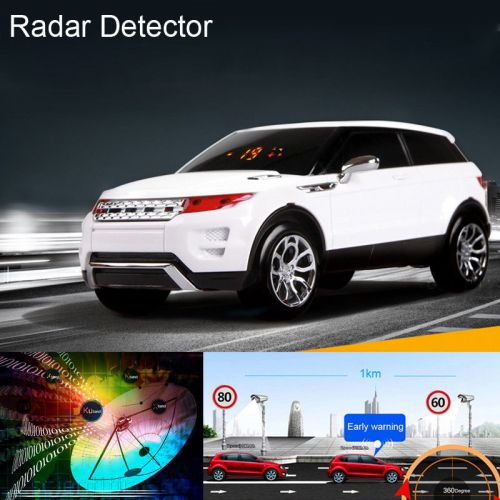 Car over speed early warnning radar laser detector x k ku ka voice safety alert
