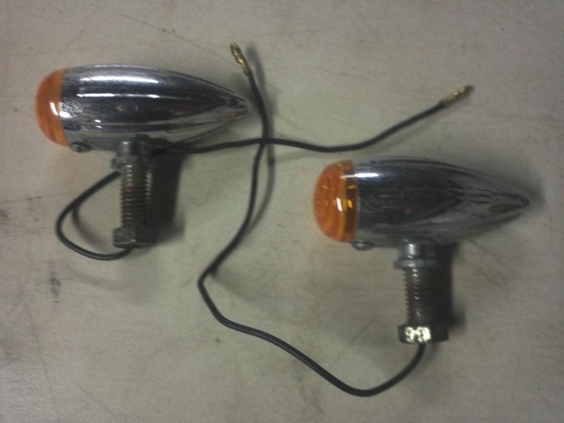 Used tear drop turn signals yamaha road star xv1600 xv1700 honda suzuki kawasaki