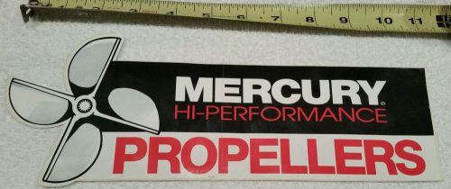 Mercury racing propeller decal offshore boat race  apba sbi sticker