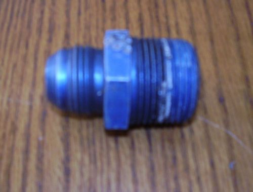 An -12 to 1" npt adapter fitting nascar dirt late model nhra hot rod