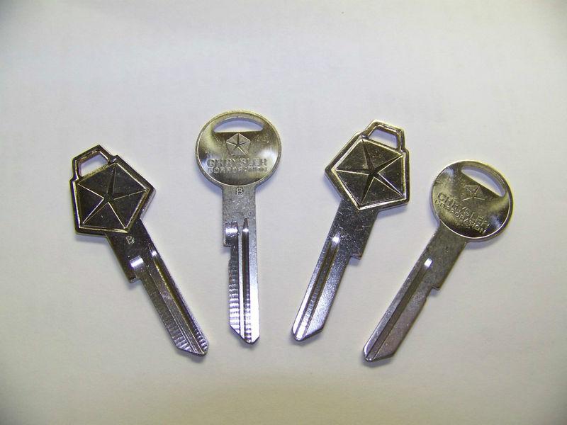 Dodge, plymouth, chrysler,mopar key blanks