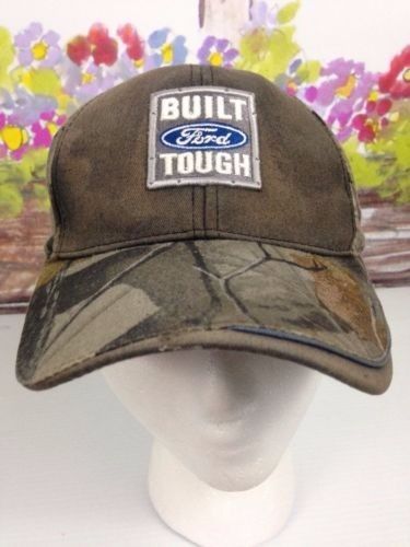 Official licensed ford built ford tough camouflage baseball cap hat excellent