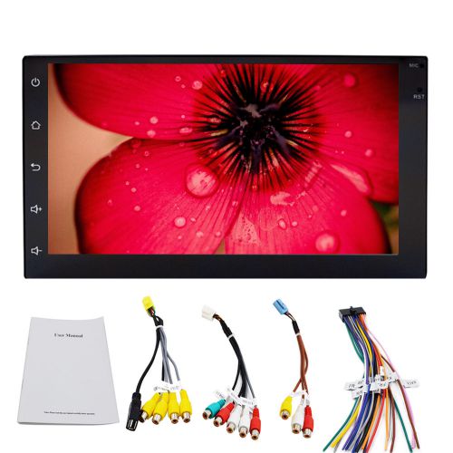 Android 4.4 kitkat quad-core gps touch screen 1080p car stereo no dvd mp3 player