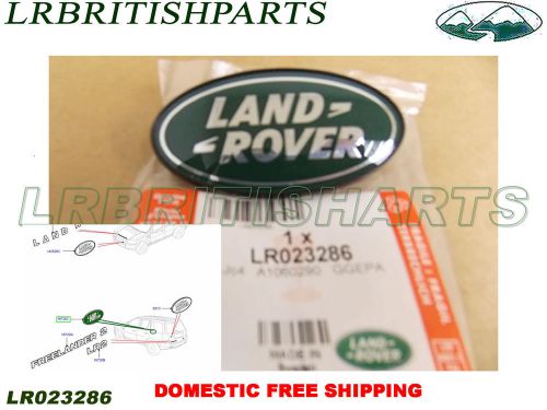 Land rover name plate panel body side lr2 oem new lr023286