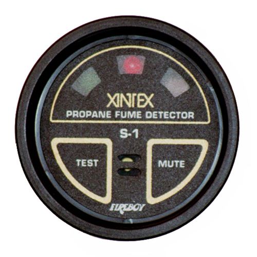 Xintex / fireboy s-1 xintex 2" propane detector w/plug in sensor no sole...