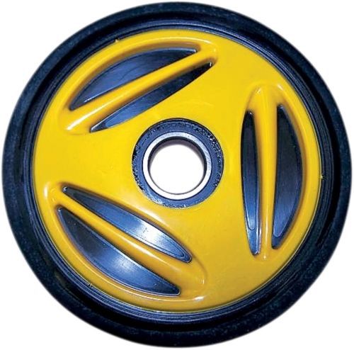 Parts unlimited colored idler wheel yellow 165mm (no insert) 4702-0034