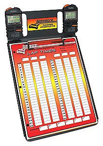Longacre racing 22318 clipboard &amp; stopwatches - 2 car