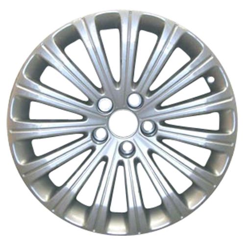 Oem reman 18x8 alloy wheel, rim bright smoked hypersilver full face painted-3851