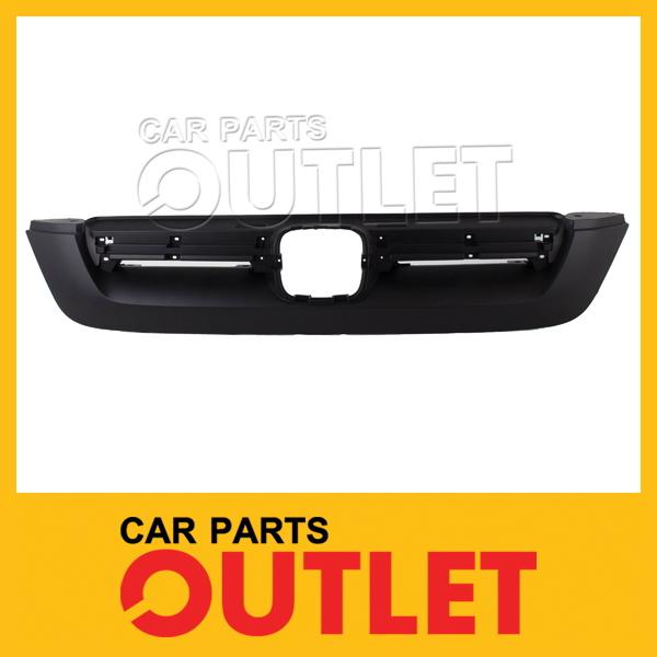 2007-2009 japan built crv lx/ex front raw black top grille ho1200186 wo molding