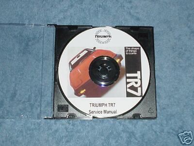 Triumph tr7 tr-7 factory service repair car mechanic manual cd