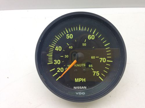 Nissan speedometer 0-75 mph boat gauge marine parts #38572-599om {f2}