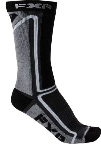 Fxr men&#039;s mission athletic socks (1 pair)  -  charcoal  -  os