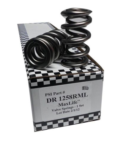 Psi dr1258rml max life drag race dual valve spring 1.530" 1.140" max lift set/16