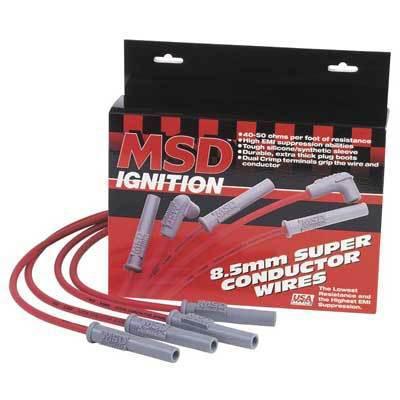 Msd 32219 red 8.5 wires ford mustang 4.6l cobra 1996-97
