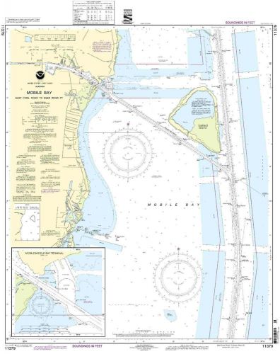 Mobile bay east fowl river to deer river pt; mobile middle bay terminal