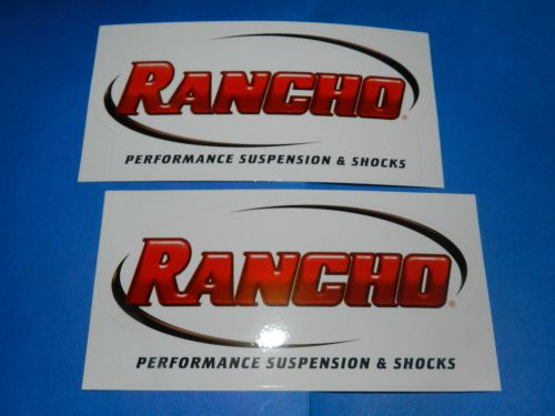 Rancho racing decals stickers offroad dirt nhra motocross sands nhra drags nmca